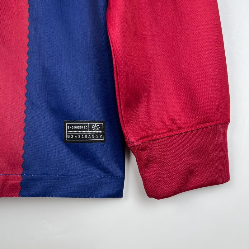 Camisola 23/24 Barcelona  Long Sleeve Home
