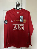 Camisola Retro 2008 UCL Final Manchester United Nike Long Sleeve Jersey